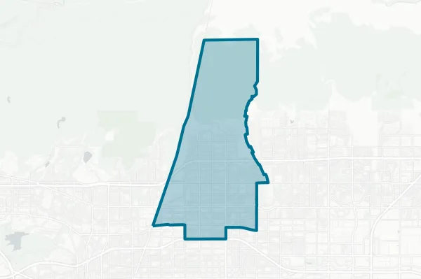 Upland Unified School District — detail map