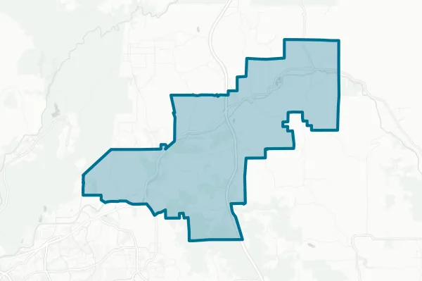 Bonsall Unified School District — detail map