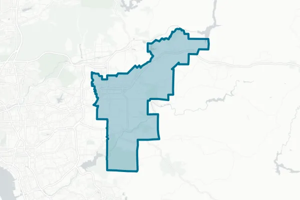 Cajon Valley Union School District — detail map