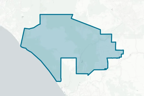 Fallbrook Union Elementary School District — detail map