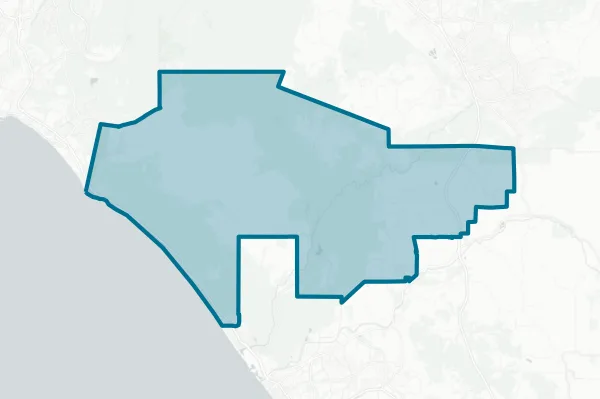 Fallbrook Union High School District — detail map
