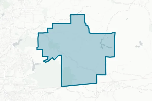 Jamul-dulzura Union School District — detail map