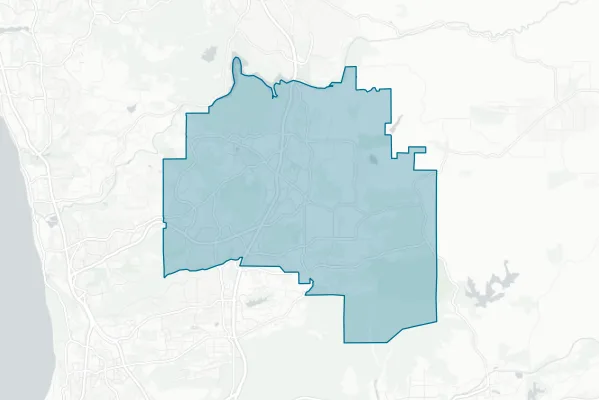 Poway Unified School District — detail map