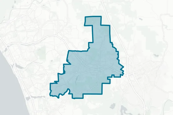 San Marcos Unified School District — detail map