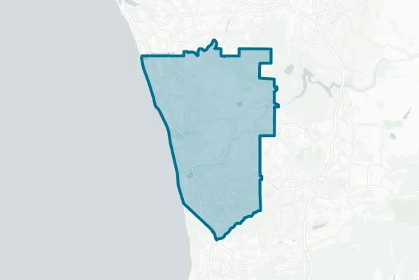San Dieguito Union High School District — detail map