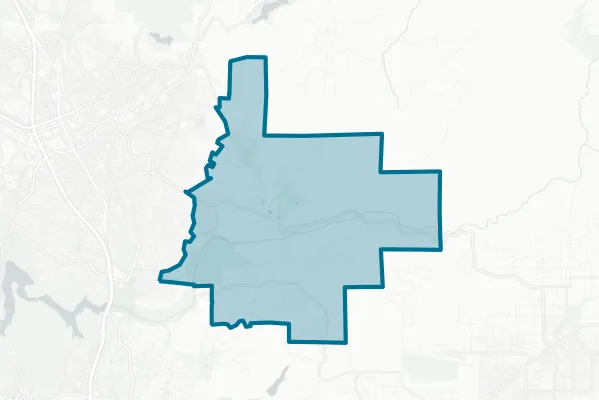 San Pasqual Union School District — detail map