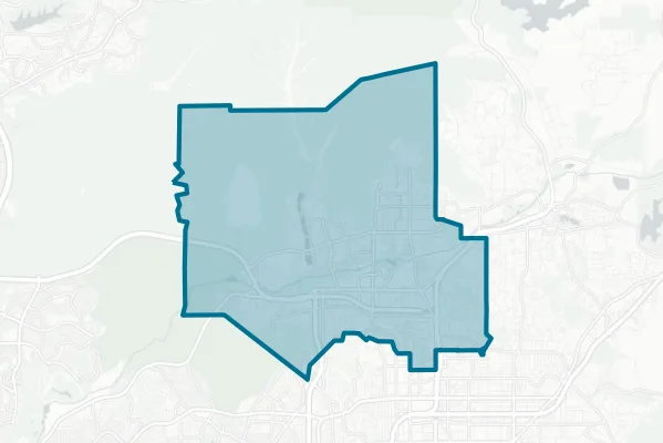 Santee School District — detail map