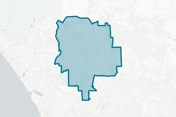 Vista Unified School District — detail map