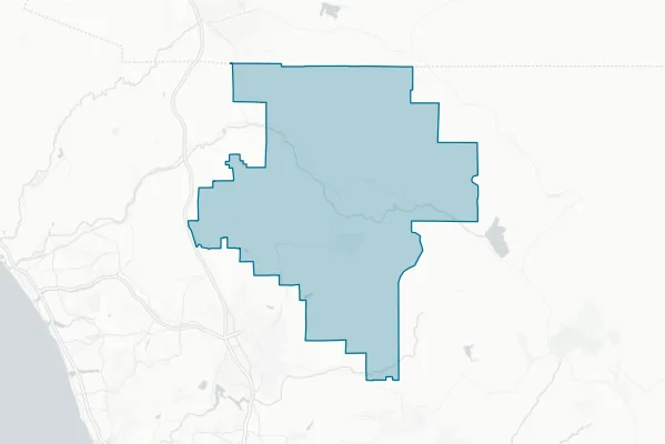 Valley Center-pauma Unified School District — detail map
