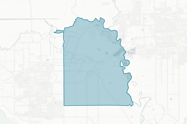 Banta Unified School District — detail map