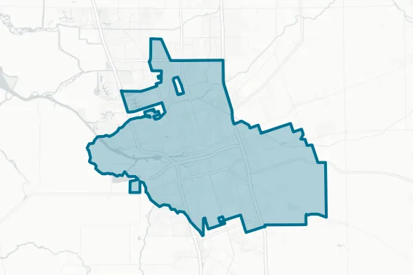 Stockton Unified School District — detail map