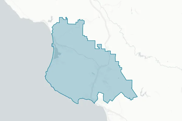 San Luis Coastal Unified School District — detail map