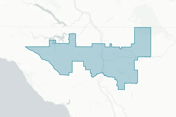 Paso Robles Joint Unified School District — detail map