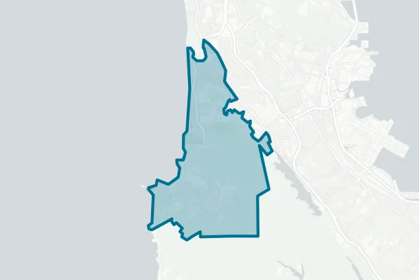 Pacifica School District — detail map