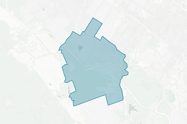 Las Lomitas School District — detail map