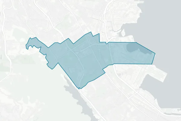San Bruno Park School District — detail map