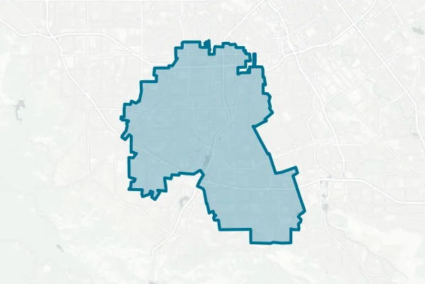 Campbell Union High School District — detail map