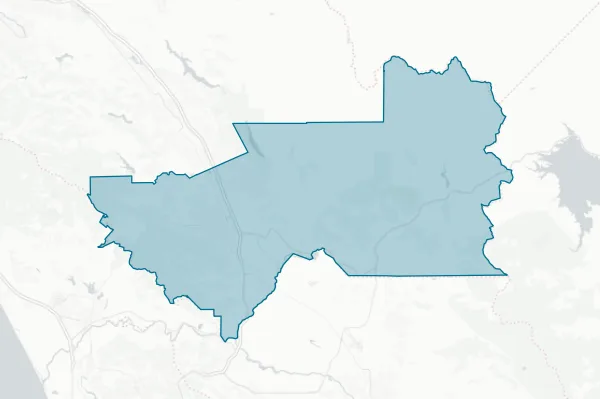 Gilroy Unified School District — detail map