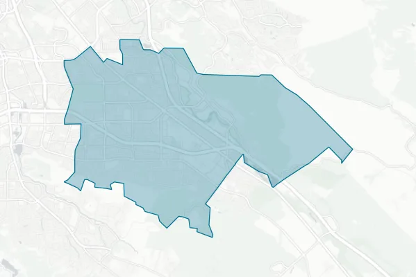 Oak Grove School District — detail map