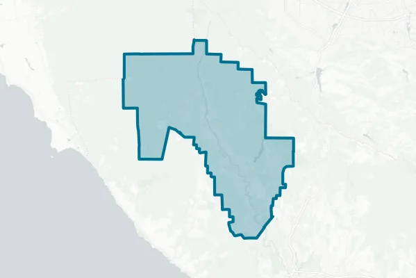 San Lorenzo Valley Unified School District — detail map