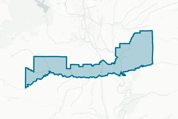 Cottonwood Union Elementary School District — detail map