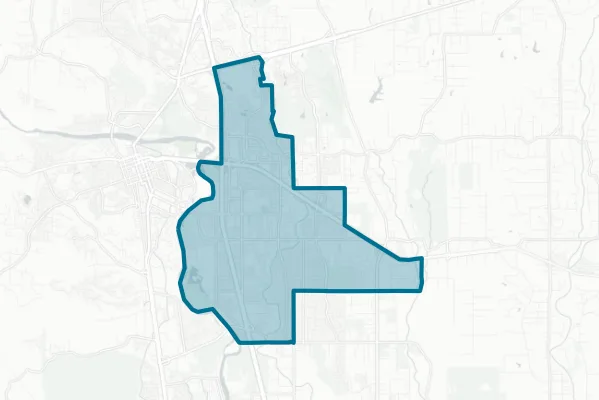 Enterprise Elementary School District — detail map