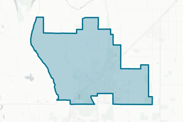 Vacaville Unified School District — detail map
