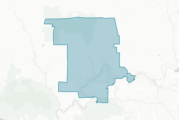 Guerneville Elementary School District — detail map