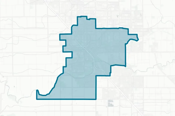 Modesto City Schools — detail map