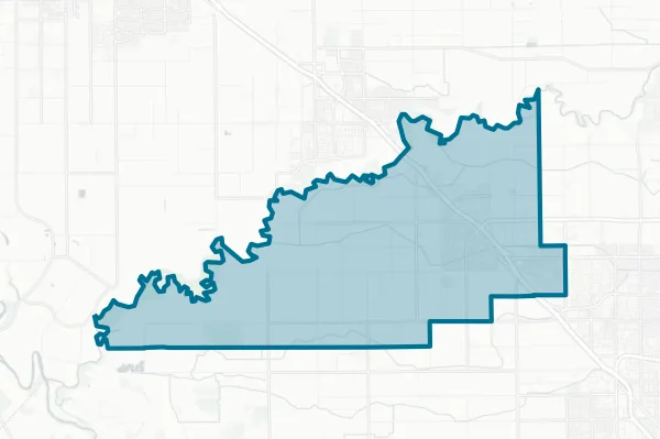 Salida Union School District — detail map