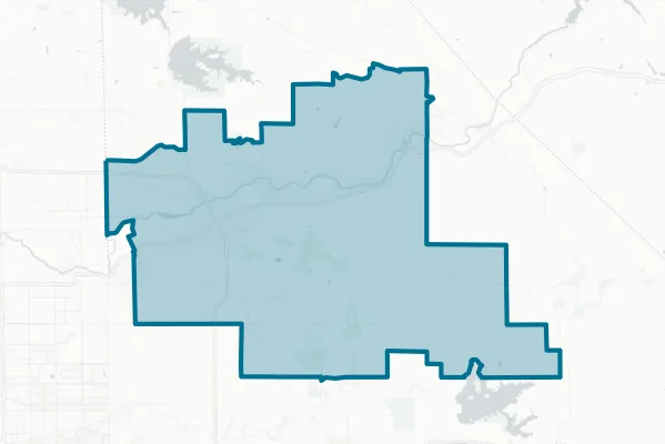 Oakdale Joint Unified School District — detail map