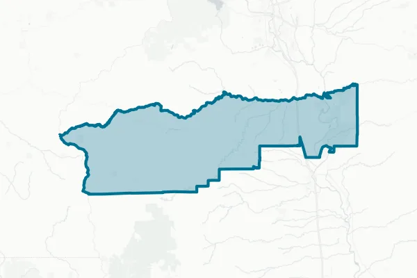 Evergreen Union Elementary School District — detail map