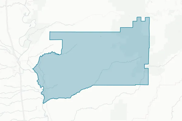Lassen View Union Elementary School District — detail map