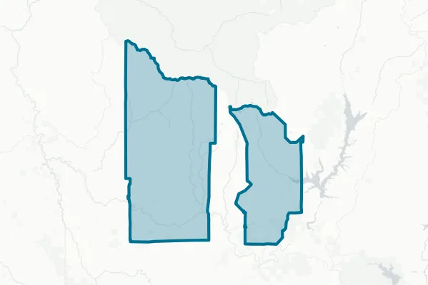 Trinity Alps Unified School District — detail map