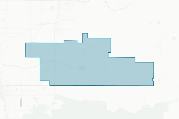 Ducor Union Elementary School District — detail map