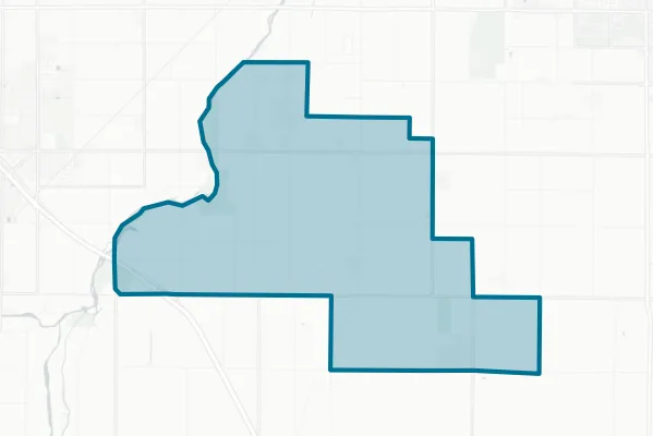 Kings River Union Elementary School District — detail map