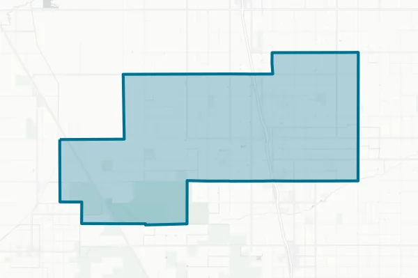 Pixley Union Elementary School District — detail map