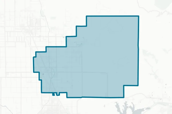 Strathmore Union Elementary School District — detail map