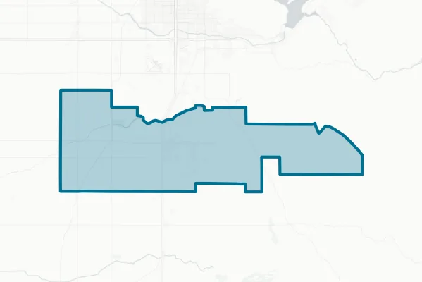 Terra Bella Union Elementary School District — detail map
