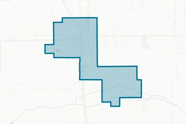 Tulare City School District — detail map