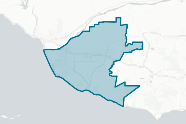 Oxnard Union High School District — detail map