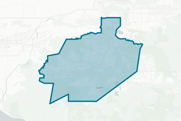 Conejo Valley Unified School District — detail map