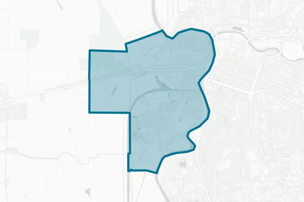 Washington Unified School District — detail map