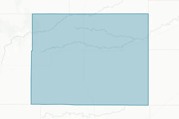 Baca County — detail map