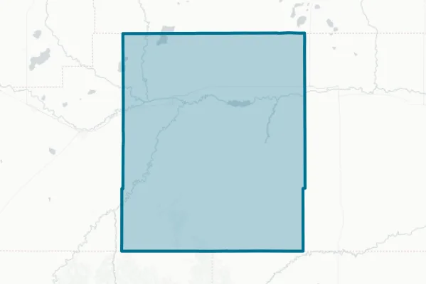 Bent County — detail map