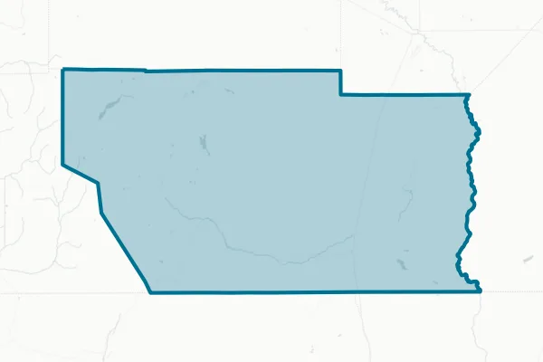 Conejos County — detail map