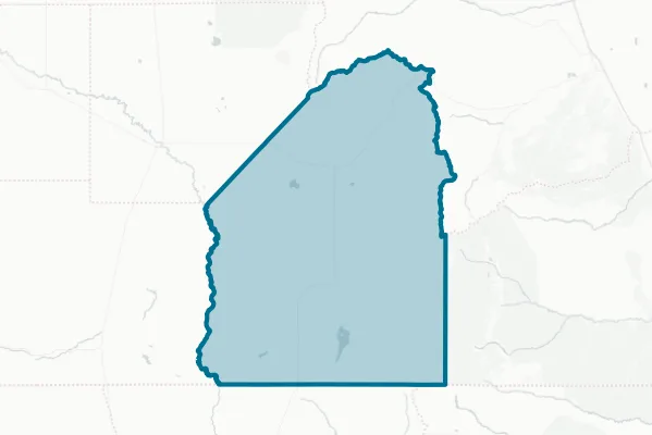 Costilla County — detail map