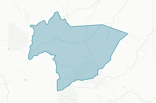 County of Huerfano — detail map