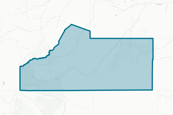 Las Animas County — detail map
