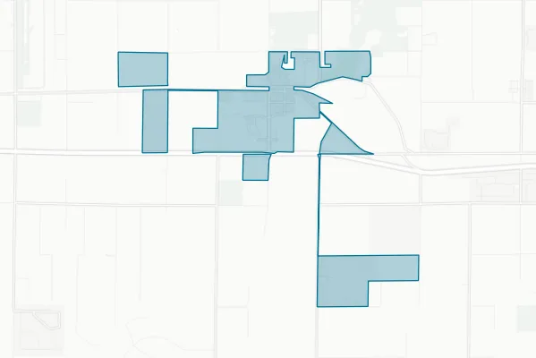 Town of Bennett — detail map